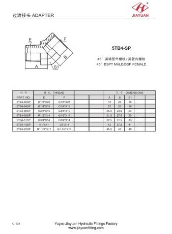 الذكور BSPT أنثى BSP المرفق التجهيزات