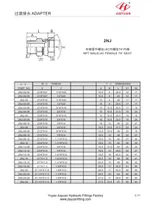 NPT ذكر JIC أنثى مقعد
